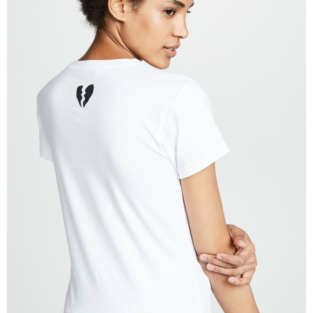 BELLA FREUD LOVE IS THE DRUG TEE BFNTS05-WHITE - Picture 5 of 5
